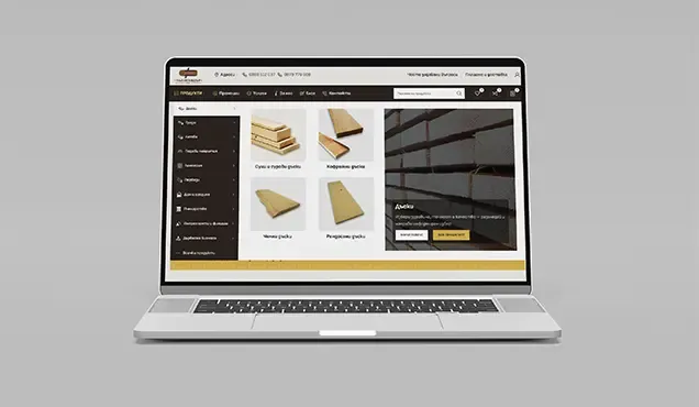 Категории в WooCommerce сайта на Палисандър ООД